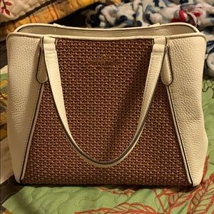 Kate Spade triple compartment purse+shoulder strap